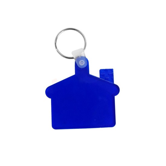 Брелок-будинок пластиковий синій, колір синій - 0101-3