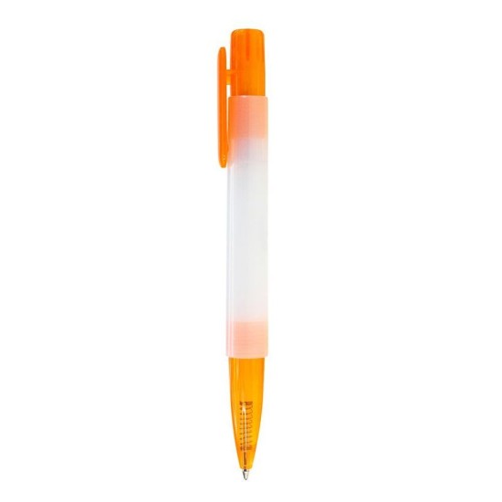 Ручка пластикова, кулькова, колір помаранчевий - 1551-6
