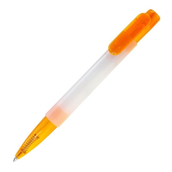 Ручка пластикова, кулькова, колір помаранчевий - 1551-6