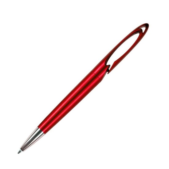 Ручка пластикова ТМ Bergamo, колір червоний - 1580-2