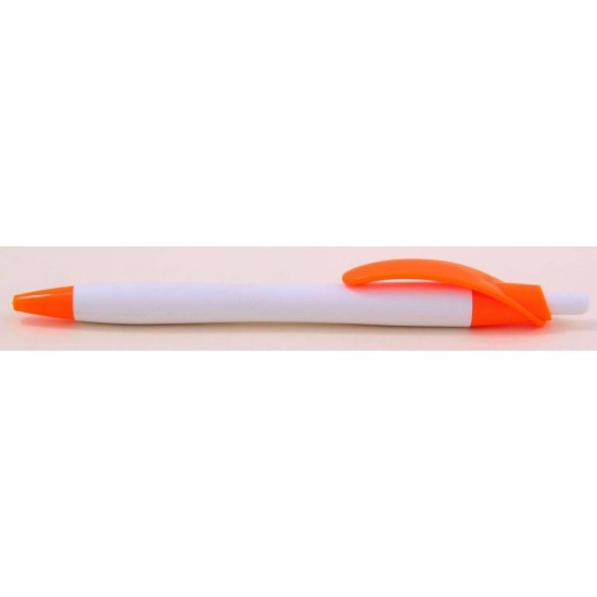 Ручка пластикова ТМ Bergamo, колір помаранчевий - 1829-6