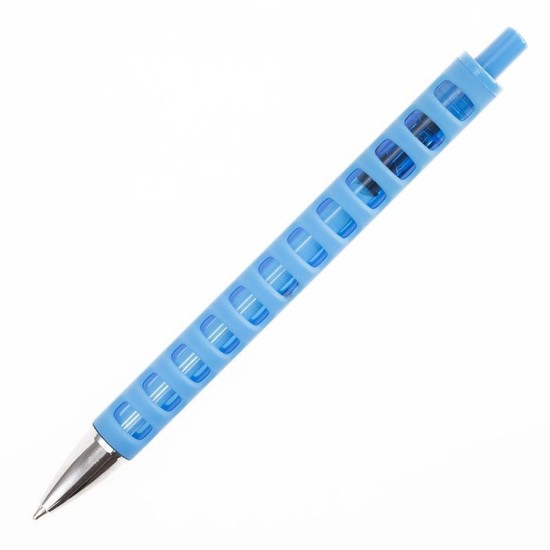 Ручка пластикова, колір синій - 2004A-3