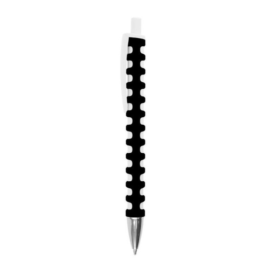 Ручка пластикова, колір чорний - 2004B-1