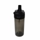 Пляшка для води Bright, тританова, 440 мл, колір чорний - 20221wb-01
