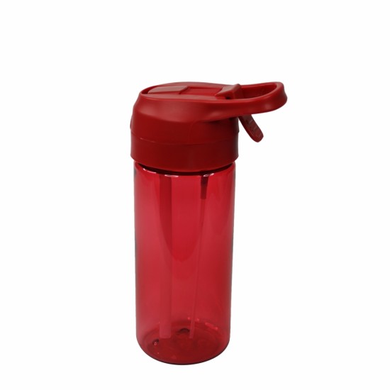 Пляшка для води Bright, тританова, 440 мл, колір червоний - 20221wb-02