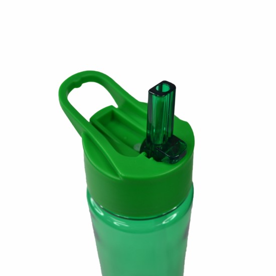 Пляшка для води Glassy, тританова, 660 мл, колір зелений - 20224wb-04