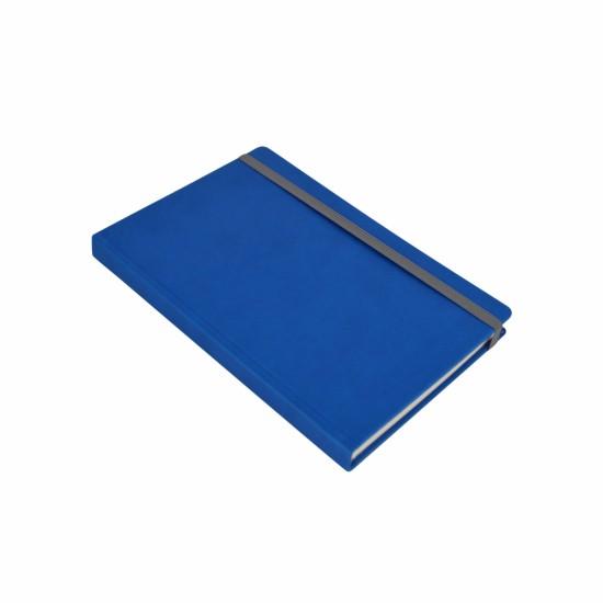 Блокнот в клітинку A5 Fino тверда обкладинка, колір синій - 2130bn-03