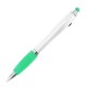 Ручка пластикова, кулькова Bergamo Lightlogo, колір зелений - 2175-4