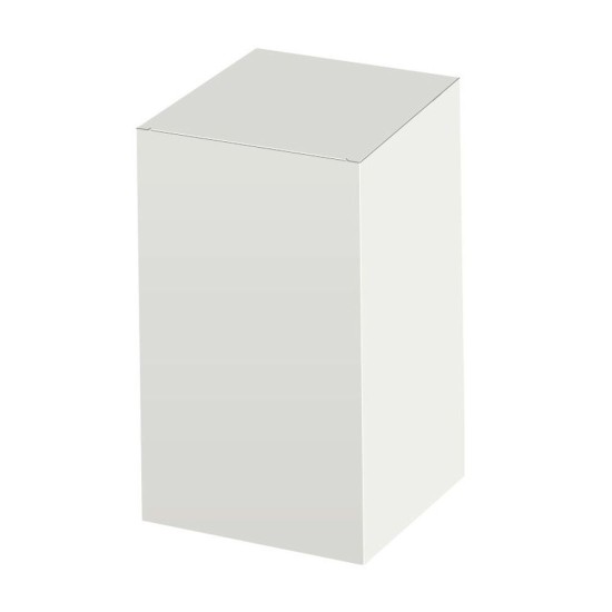 Картонна коробка, розмір 20 х 8,1 х 8,1 см, колір білий - 2221K