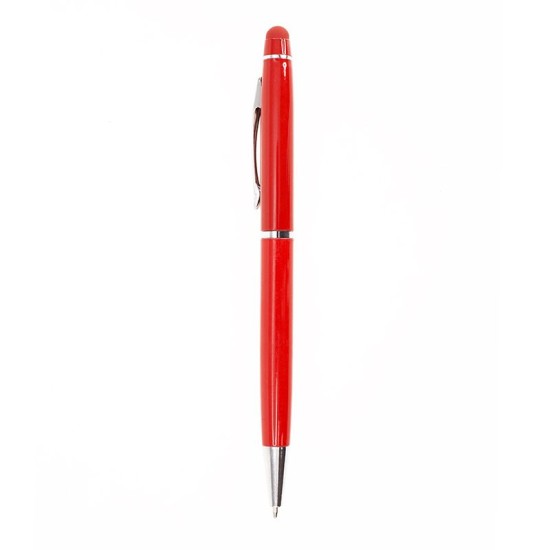 Ручка металева, кулькова Bergamo Gloria, колір червоний - 222M-2