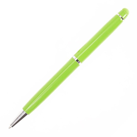 Ручка металева, кулькова Bergamo Gloria, колір зелений - 222M-4