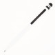 Ручка металева, кулькова Bergamo Soft, колір білий - 250M-8