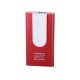 Повербанк 3000 mAh Bergamo HitClip, з кліпсою, колір білий/червоний - 3009.2
