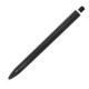 Ручка пластикова, кулькова Bergamo Wideclip, колір чорний - 3515-1