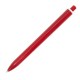 Ручка пластикова, кулькова Bergamo Wideclip, колір червоний - 3515-2