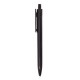 Ручка пластикова, кулькова Bergamo Eclip, колір чорний - 3525-1