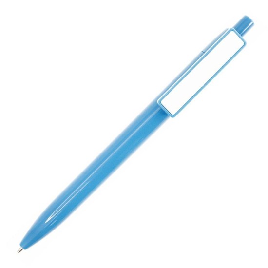 Ручка пластикова, кулькова Bergamo Eclip, колір синій - 3525-3