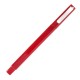 Ручка пластикова, кулькова Bergamo Qube, колір червоний - 3560-2