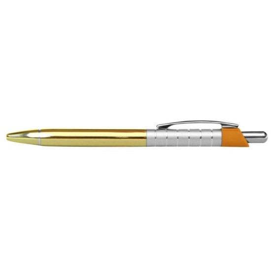 Ручка металева ТМ Bergamo, колір жовтий - 3810M-5