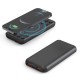 Повербанк 10000 mAh TheGeneral ChargeMate, бездротова зарядка 15W, світлодіодний індикатор, колір чорний - 40010919-01