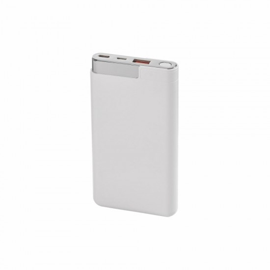 Повербанк 10000 mAh TheGeneral EnergyReserve, світлодіодний індикатор, колір білий - 40011119-08