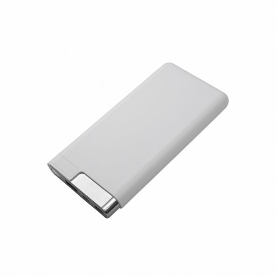 Повербанк 10000 mAh TheGeneral EnergyReserve, світлодіодний індикатор, колір білий - 40011119-08