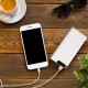 Повербанк 10000 mAh TheGeneral EnergyReserve, світлодіодний індикатор, колір білий - 40011119-08