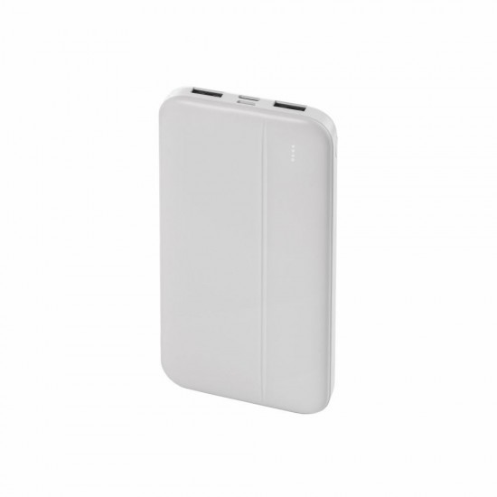 Повербанк 10000 mAh TheGeneral EnergyBoost, світлодіодний індикатор, колір білий - 40011219-08
