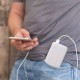Повербанк 10000 mAh TheGeneral EnergyBoost, світлодіодний індикатор, колір білий - 40011219-08