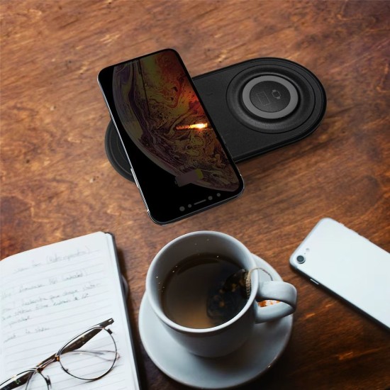 Бездротовий зарядний пристрій TheGeneral Force 15W, колір чорний - 40050219-01