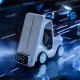 Бездротовий зарядний пристрій TheGeneral DriveCharge 15W з підсвічуванням та годинником, колір білий - 40051619-08