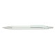Ручка пластикова, колір сріблястий/білий - 4400-8