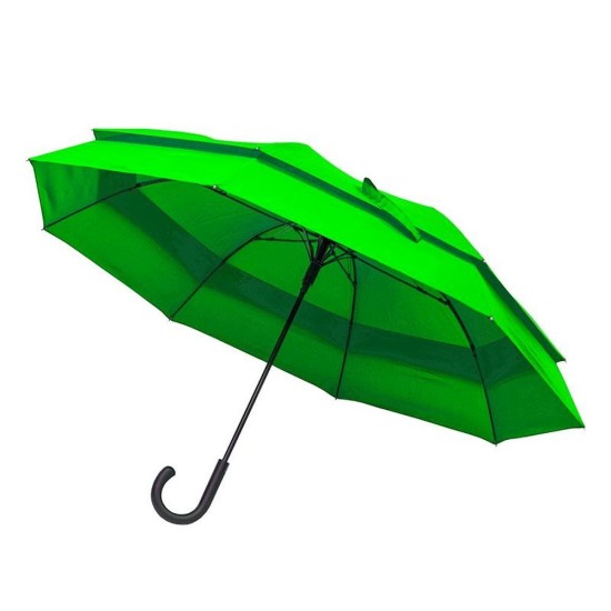 Велика парасоля-тростина напівавтомат FAMILY зелений - 45300-9