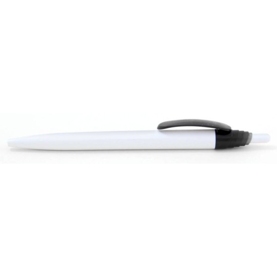 Ручка пластикова Bergamo, колір чорний - 5356-1