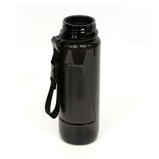 Пляшка для води 600 мл тританова Line Art Lens, колір чорний - 60014418-01