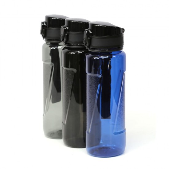 Пляшка для води 600 мл тританова Line Art Lens, колір чорний - 60014418-01