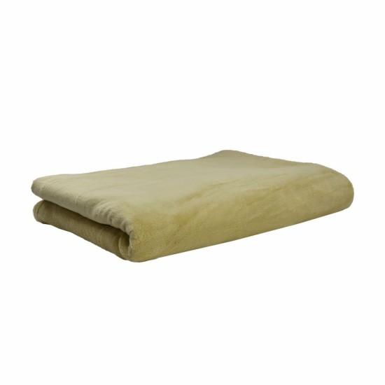 Плед флісовий Soft Me Fancy 130х180см, колір пісочно-бежевий - 70030405-17