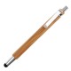 Еко-ручка, кулькова Bergamo Bamboo коричневий - 7100-01
