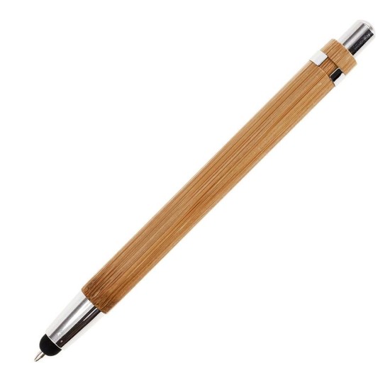 Еко-ручка, кулькова Bergamo Bamboo коричневий - 7100-01