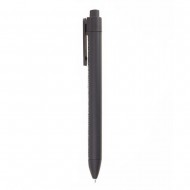 Ручка пластикова кулькова Bergamo Textile Pen, колір чорний - 770-1
