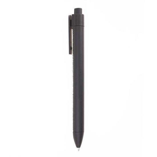 Ручка пластикова, кулькова Bergamo Textile Pen, колір чорний - 770-1