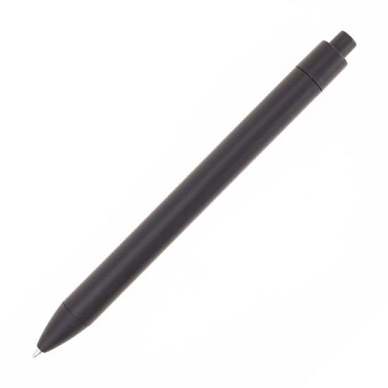 Ручка пластикова, кулькова Bergamo Textile Pen, колір чорний - 770-1