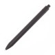Ручка пластикова кулькова Bergamo Textile Pen, колір чорний - 770-1