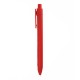 Ручка пластикова, кулькова Bergamo Textile Pen, колір червоний - 770-2