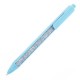 Ручка пластикова, кулькова Bergamo Textile Pen, колір блакитний - 770-33