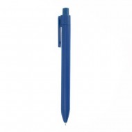 Ручка пластикова кулькова Bergamo Textile Pen, колір синій - 770-3