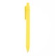 Ручка пластикова, кулькова Bergamo Textile Pen, колір жовтий - 770-5