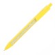 Ручка пластикова, кулькова Bergamo Textile Pen, колір жовтий - 770-5