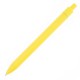 Ручка пластикова кулькова Bergamo Textile Pen, колір жовтий - 770-5