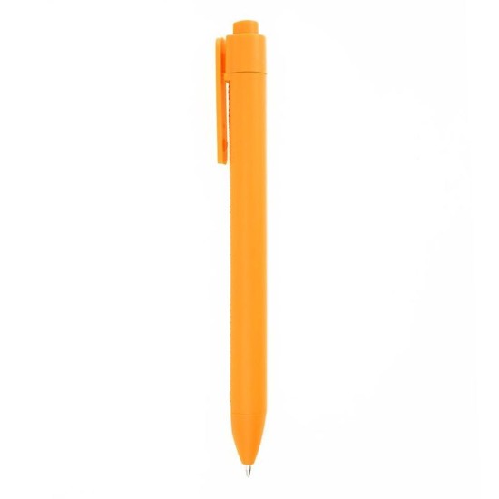 Ручка пластикова, кулькова Bergamo Textile Pen, колір помаранчевий - 770-6